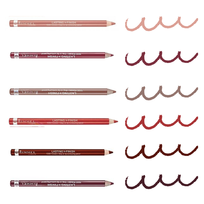 Rimmel London Lasting Finish 1000 Kisses Lip Pencil Long Stay - Rimmel London Lip Liner - 1000 Kisses Lip Liner - Long Lasting Lip Liner - Waterproof Lip Pencil