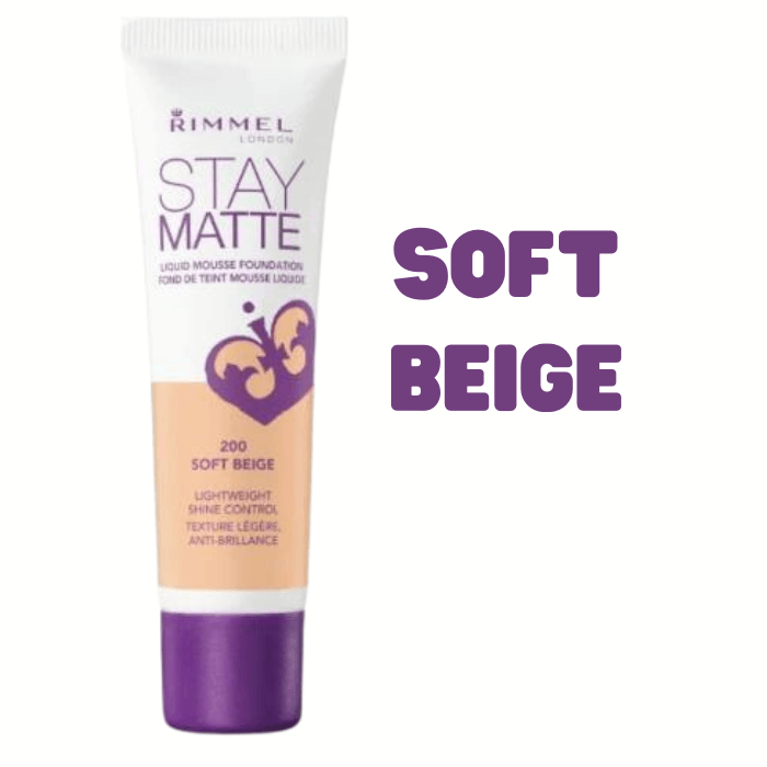 Rimmel London Stay Matte Liquid Mousse Foundation, Oil-Free