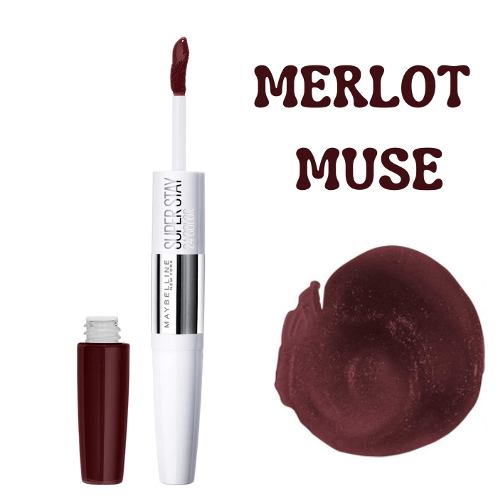 maybelline super stay 24h duo lipstick merlot muse