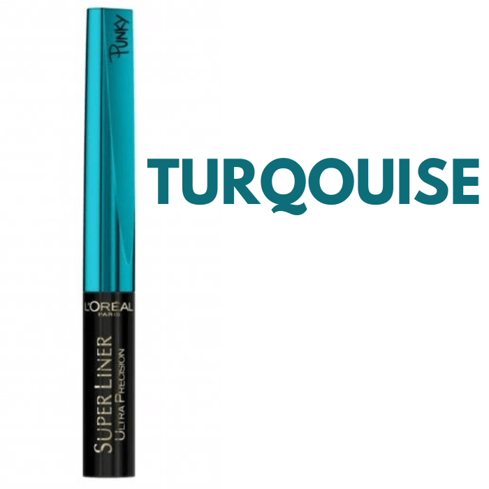 l'oreal paris turqouise eye liner punky