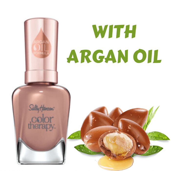 Sally Hansen Color Therapy Nail Polish with Argan Oil - Argan Oil Nail Polish - Sally Hansen Nail Colors - Long Wear Nail Polish - Nail Therapy - Best Long Lasting Nail Polish
