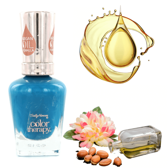 Sally Hansen Color Therapy Nail Polish with Argan Oil - Argan Oil Nail Polish - Sally Hansen Nail Colors - Long Wear Nail Polish - Nail Therapy - Best Long Lasting Nail Polish