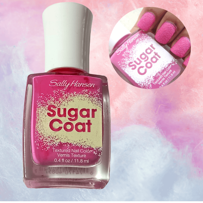 Sally Hansen Sugar Coat Cotton Candies Limited Edition Nail Polish – Textured Nail Color - Sally Hansen Cotton Candies Nail Polish - 3D Effect Nail Polish - Limited Edition Nail Polish