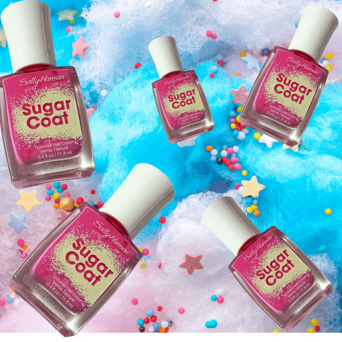 Sally Hansen Sugar Coat Cotton Candies 3D effect Limited Edition Nail Polish – Textured Nail Color - Sally Hansen Cotton Candies Nail Polish - 3D Effect Nail Polish - Limited Edition Nail Polish