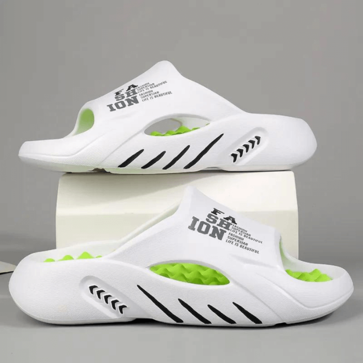 mens slippers sliders accupresure