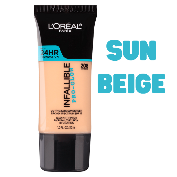 Sun Beige Infallible Pro-Glow Foundation - L'OREAL Paris - Pro-Glow Makeup Base - Long-lasting Foundation by L'OREAL - Radiant Complexion Formula - L'OREAL Pro-Glow Foundation - Infallible Radiant Makeup Base - Pro-Glow Liquid Foundation - L'OREAL Illuminating Complexion Formula - Radiant makeup base - Long-lasting liquid foundation - e.l.f. beauty essentials - Top-rated glowy foundation – Health and Beauty Happiness