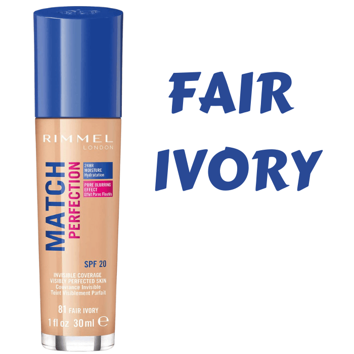 FAIR IVORY MATCH PERFECTION BY RIMMEL