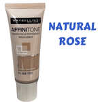 Maybelline Affinitone Foundation with Vitamin E and Hyaluronic Acid natural rose