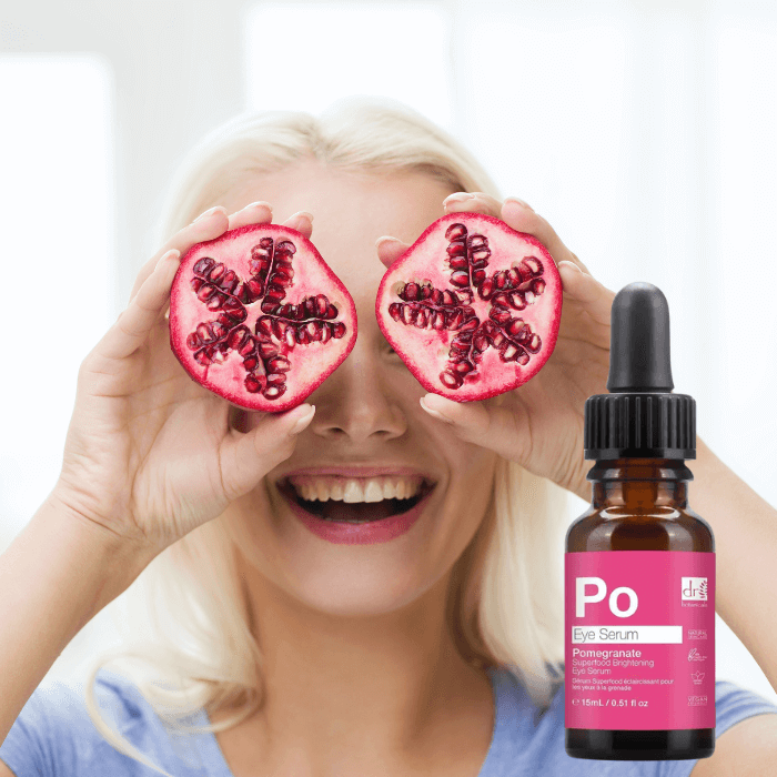 dr botanicals pomegranate brightening eye serum