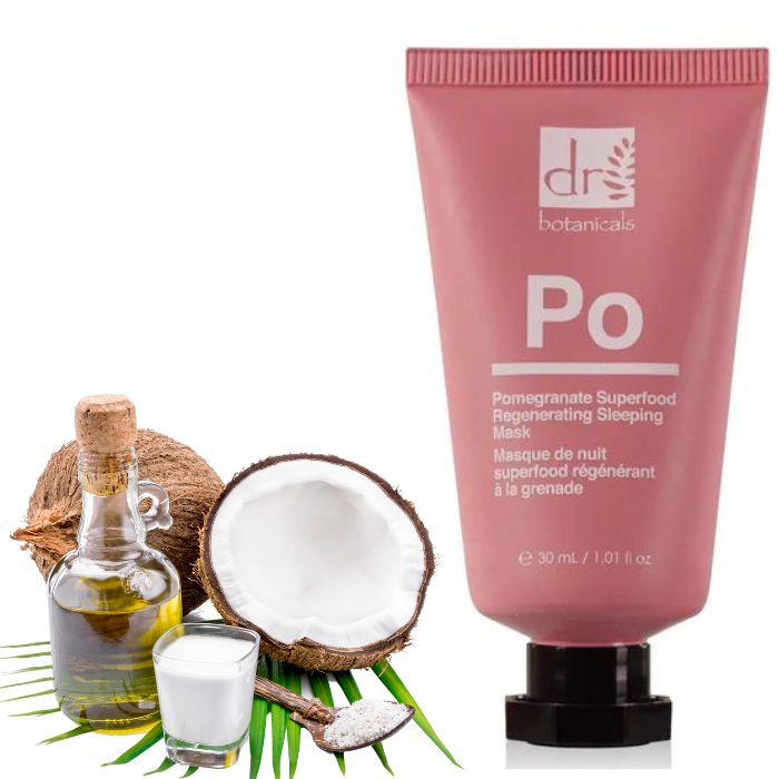 Pomegranate Superfood Sleeping Mask - Dr Botanicals Overnight Skincare Product - Pomegranate Superfood Mask - Sleeping Mask - Overnight Skincare - Regenerate Skin - Brighten Skin - Radiant Complexion - Pomegranate Superfood Benefits - Nourishing Sleep Mask - Skin Revitalisation – Health and Beauty Happiness