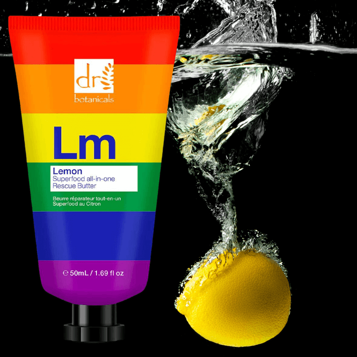 Dr Botanicals Lemon Superfood Rescue Butter - Pride Edition Nourishing Skincare - Lemon Superfood Butter - Rescue Butter with Lemon Superfood - Nourishing Lemon Butter - Lemon Superfood Skincare - Revitalizing Lemon Rescue Butter - Lemon All-In-One Skincare Solution - Pride Edition Lemon Butter - Lemon Superfood Moisturizer - Lemon Infused Rescue Butter - Lemon Superfood Hydrating Butter - All-In-One Solution - Moisturising Butter - Revitalizing Formula - Health and Beauty Happiness