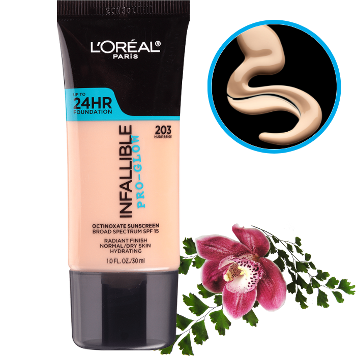 Infallible Pro-Glow Foundation - L'OREAL Paris - Pro-Glow Makeup Base - Long-lasting Foundation by L'OREAL - Radiant Complexion Formula - L'OREAL Pro-Glow Foundation - Infallible Radiant Makeup Base - Pro-Glow Liquid Foundation - L'OREAL Illuminating Complexion Formula - Radiant makeup base - Long-lasting liquid foundation - e.l.f. beauty essentials - Top-rated glowy foundation – Health and Beauty Happiness