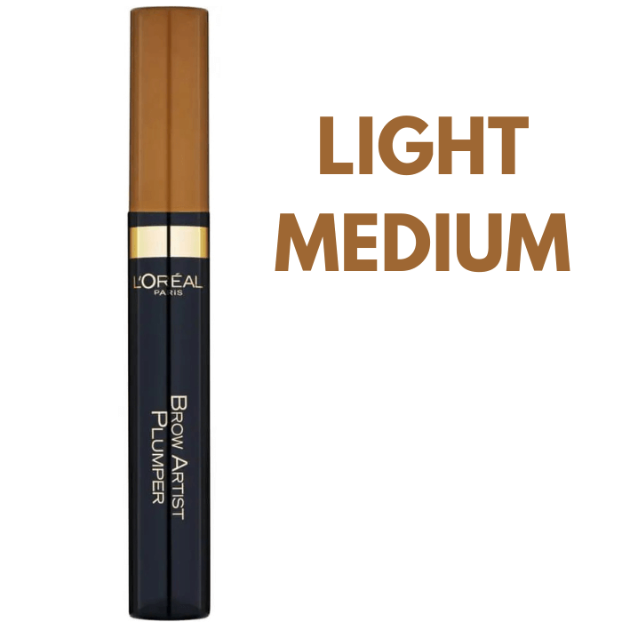 loreal brow plumper light medium