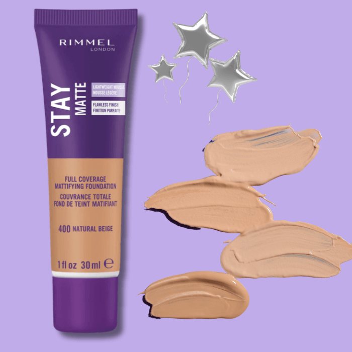 Rimmel London Stay Matte Liquid Mousse Foundation - Oil Free Foundation - Mousse Foundation by Rimmel - Stay Matte Makeup Base - Lightweight Matte Coverage - Rimmel Matte Liquid Foundation - Stay Matte Mousse Foundation - e.l.f. Liquid Mousse Foundation - Matte Makeup Base by Rimmel – Health and Beauty Happiness