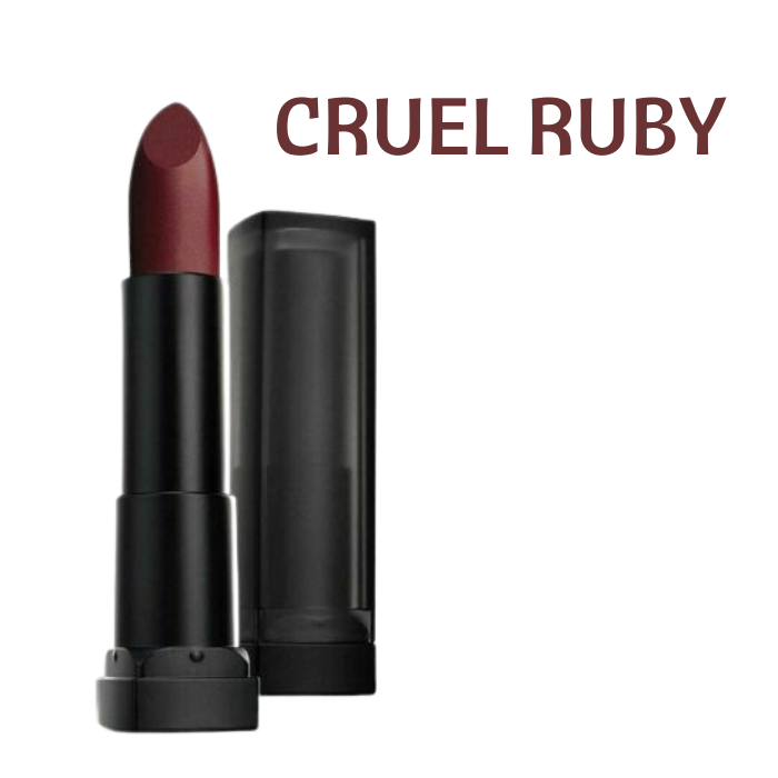maybelline color sensational lipstick cruel ruby