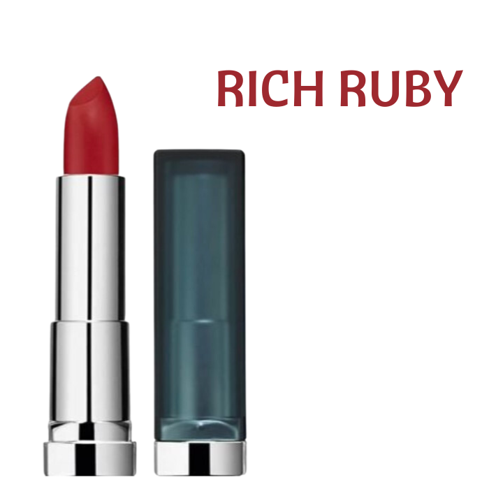 maybelline color sensational lipstick rich ruby