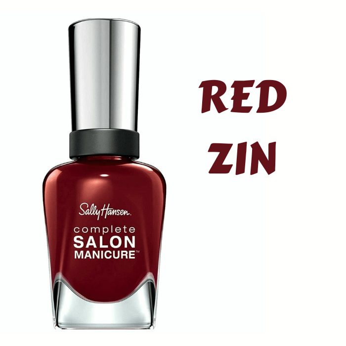 Sally Hansen Complete Salon Manicure red zin