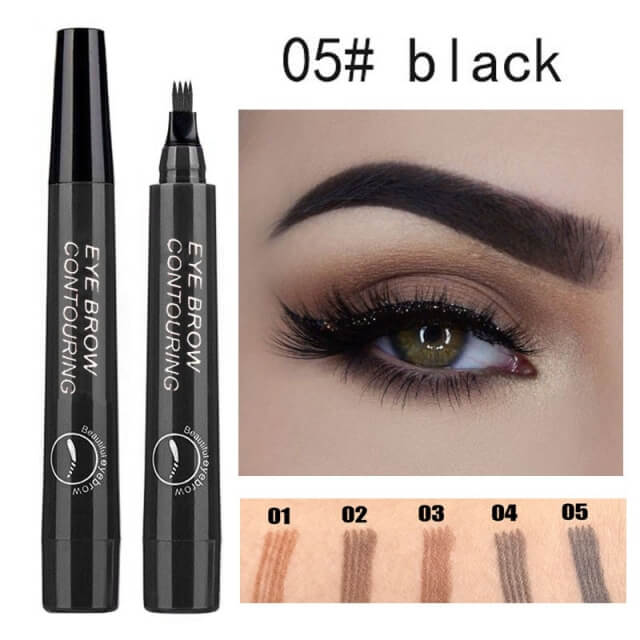 Black Eyebrow Pen - e.l.f. Perfect Flawless Brow Pen - Perfect Eyebrow Pen - Long-Lasting Eyebrow Pen - Eyebrow Pen for Precision - Natural Brow Definition - Flawless Brow Pen - e.l.f. Perfect Brow Pen - Precision Eyebrow Definition - e.l.f. beauty essentials – Health and Beauty Happiness