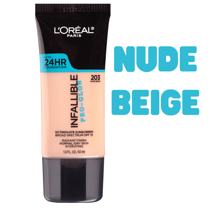 Nude Beige Infallible Pro-Glow Foundation - L'OREAL Paris - Pro-Glow Makeup Base - Long-lasting Foundation by L'OREAL - Radiant Complexion Formula - L'OREAL Pro-Glow Foundation - Infallible Radiant Makeup Base - Pro-Glow Liquid Foundation - L'OREAL Illuminating Complexion Formula - Radiant makeup base - Long-lasting liquid foundation - e.l.f. beauty essentials - Top-rated glowy foundation – Health and Beauty Happiness