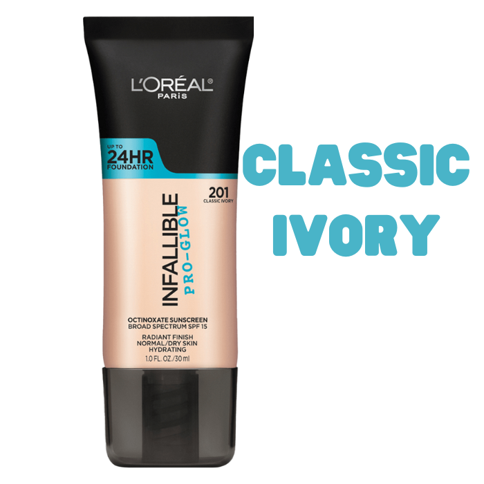 Classic Ivory Infallible Pro-Glow Foundation - L'OREAL Paris - Pro-Glow Makeup Base - Long-lasting Foundation by L'OREAL - Radiant Complexion Formula - L'OREAL Pro-Glow Foundation - Infallible Radiant Makeup Base - Pro-Glow Liquid Foundation - L'OREAL Illuminating Complexion Formula - Radiant makeup base - Long-lasting liquid foundation - e.l.f. beauty essentials - Top-rated glowy foundation – Health and Beauty Happiness