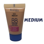 Rimmel London BB Cream 9 in 1 Long Lasting 24h Hydration with SPF 25 Face Cream Medium