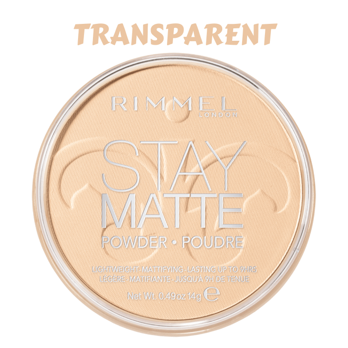 Rimmel London Stay Matte Powder Transparent - Stay Matte Pressed Powder by Rimmel London - Long-Lasting Matte Powder - Shine Control Face Powder - Rimmel Stay Matte Finishing Powder - Top Stay Matte Face Powder – Cruelty Free Pressed Powder - Lightweight Powder - Mattifying Pressed Powder - Rimmel Face Powder