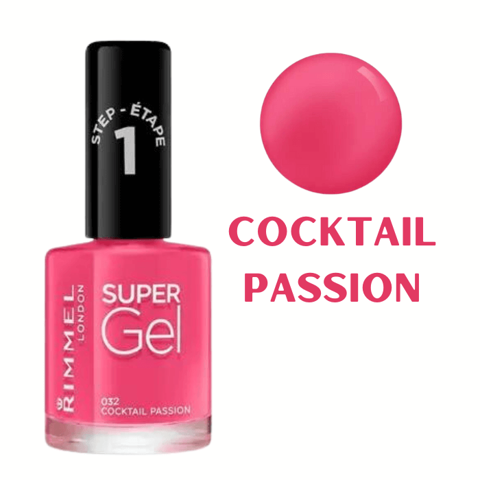 rimmel london super gel nail polish cocktail passion